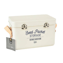 Load image into Gallery viewer, Burgon &amp; Ball Seed Packet Storage Tin - Stone
